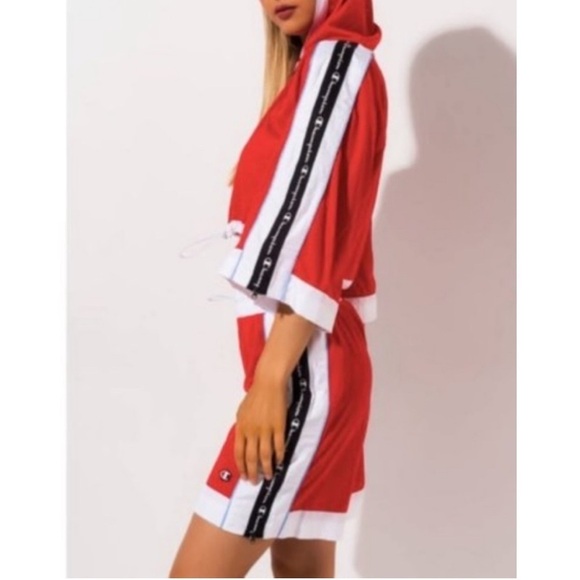 NWT Champion Red Spark Mesh Short - Picture 2 of 2